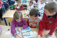 Krokodylki z ostatnią wizytą w szkole