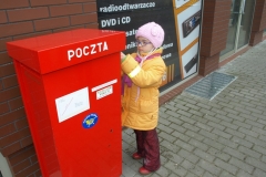 WIOSENNY SPACER BIEDRONEK NA POCZTĘ
