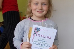 Wręczenie dyplomów laureatom powiatowego konkursu Moja szkoła
